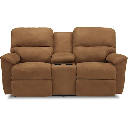 Full Reclining Loveseat w/Console